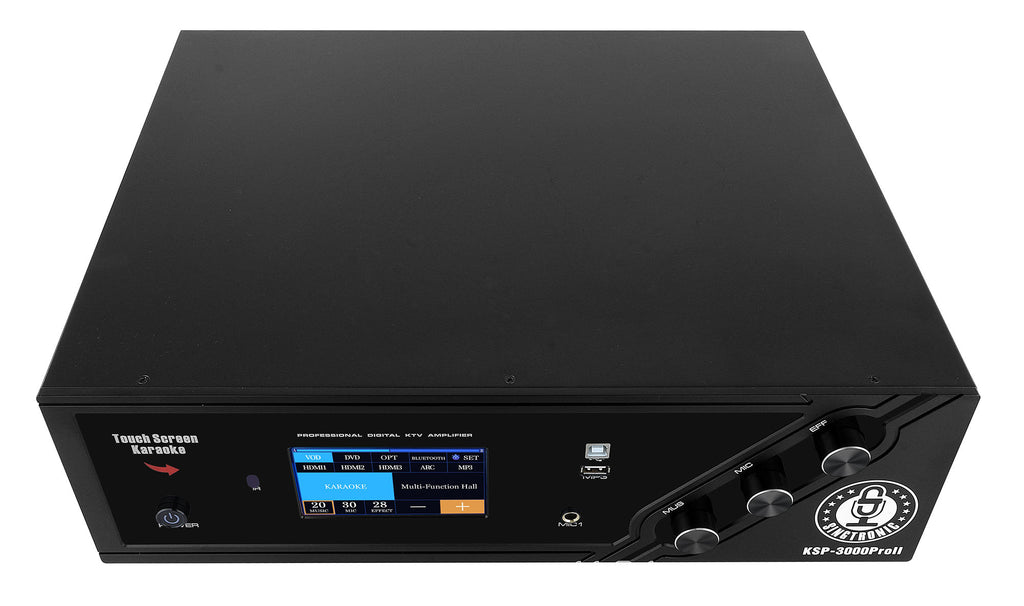 Singtronic KSP-3000ProII Professional 3 in 1 Digital 3000W Karaoke Sound Processor Amplifier