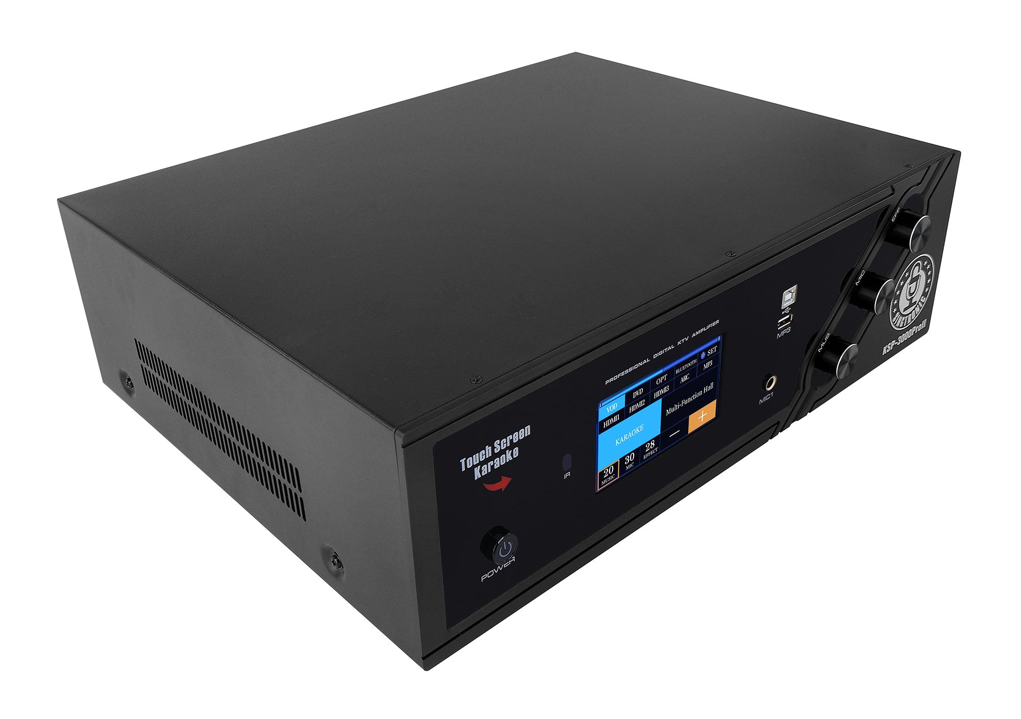 Singtronic KSP-3000ProII Professional 3 in 1 Digital 3000W Karaoke Sound Processor Amplifier
