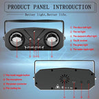 5 in 1 Newly Upgrade Laser Disco Party Lights Projector with Remote Control & Music Sync.