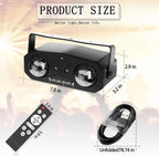 5 in 1 Newly Upgrade Laser Disco Party Lights Projector with Remote Control & Music Sync.