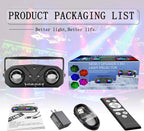 5 in 1 Newly Upgrade Laser Disco Party Lights Projector with Remote Control & Music Sync.