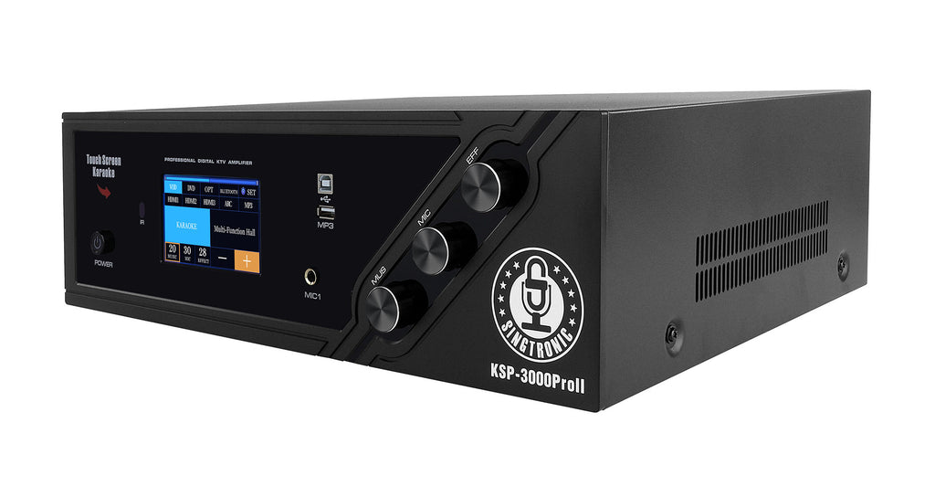 Singtronic KSP-3000ProII Professional 3 in 1 Digital 3000W Karaoke Sound Processor Amplifier
