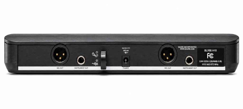 Shure BLX-288/PG58 Professional Dual UHF Vocalist Wireless Microphone System