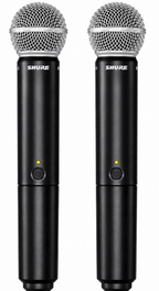 Shure BLX-288/PG58 Professional Dual UHF Vocalist Wireless Microphone System