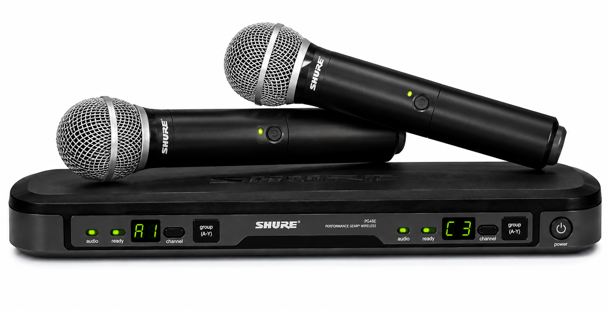 Professional Dual UHF Vocalist Wireless Microphone Karaoke System