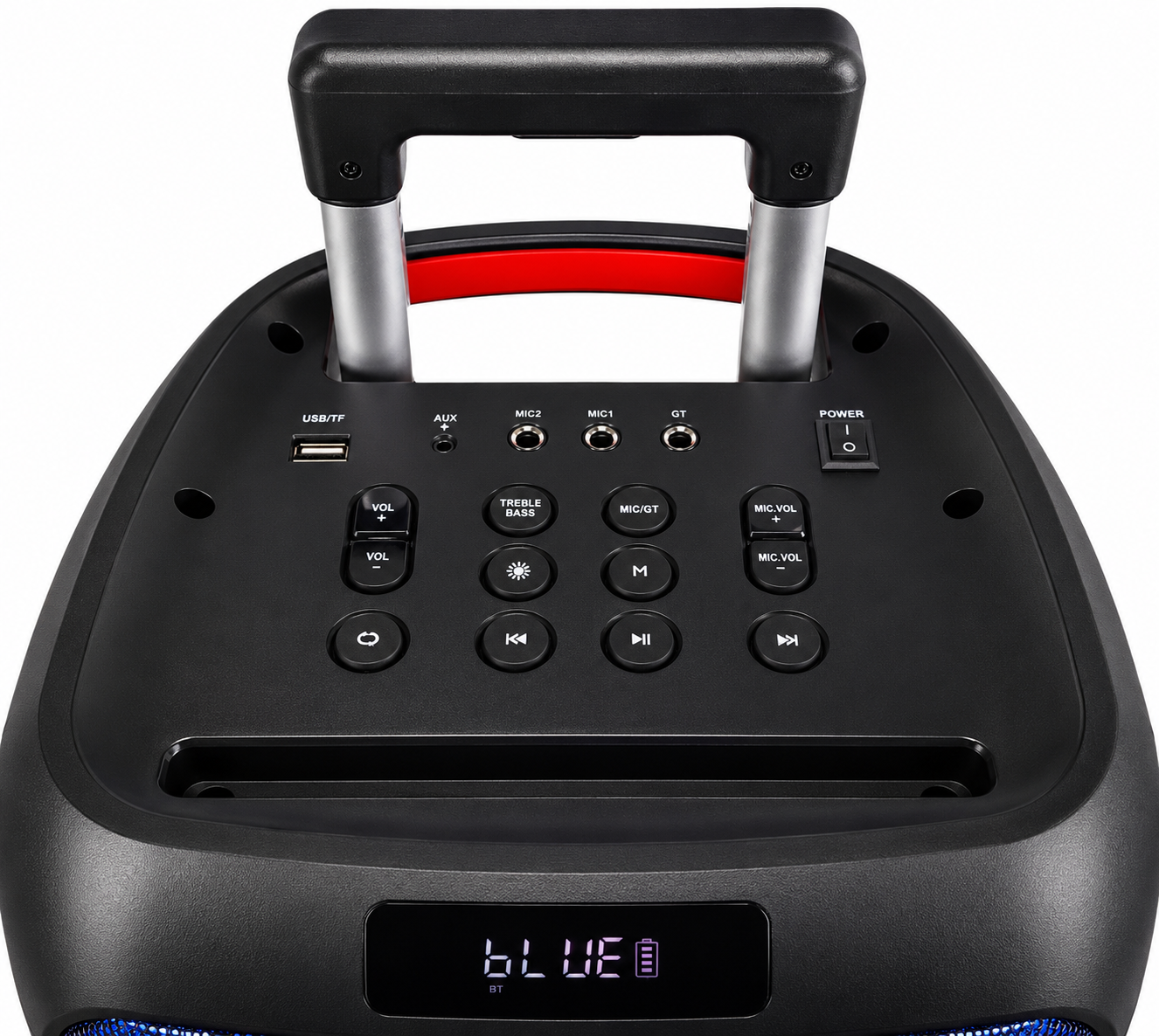 Singtronic BT-0808Pro Portable 500W Bluetooth Karaoke System 2 x Wireless Microphones