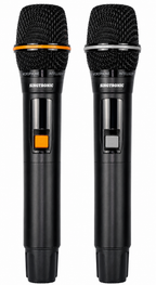 Singtronic BT-1000DSP Professional Rechargeable DSP 12" Karaoke 1000W Speaker With 2 UHF Wireless Mic.