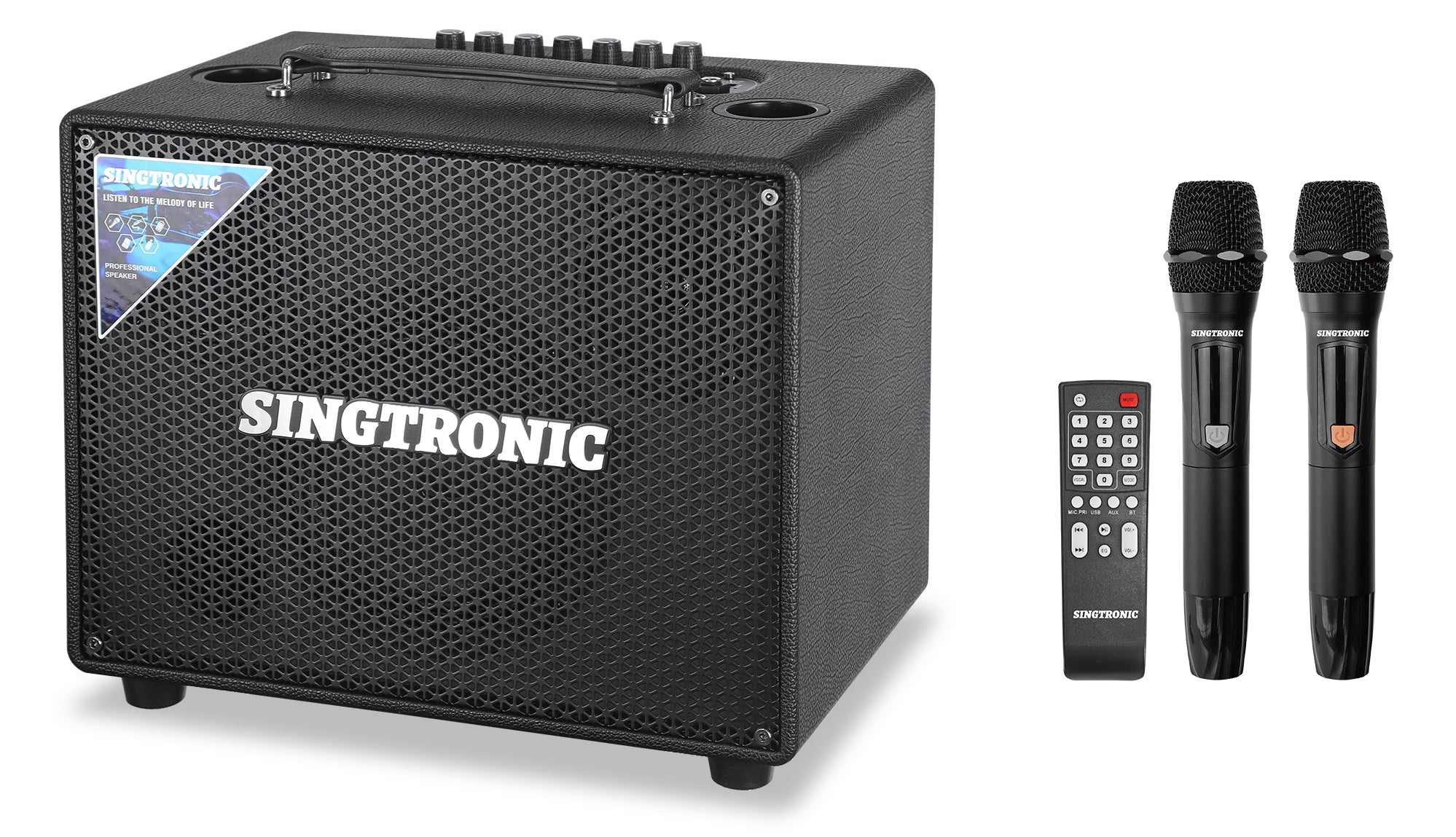 Singtronic BT-600DSP Professional 500W All-in-One Bluetooth Karaoke Speaker Built in DSP