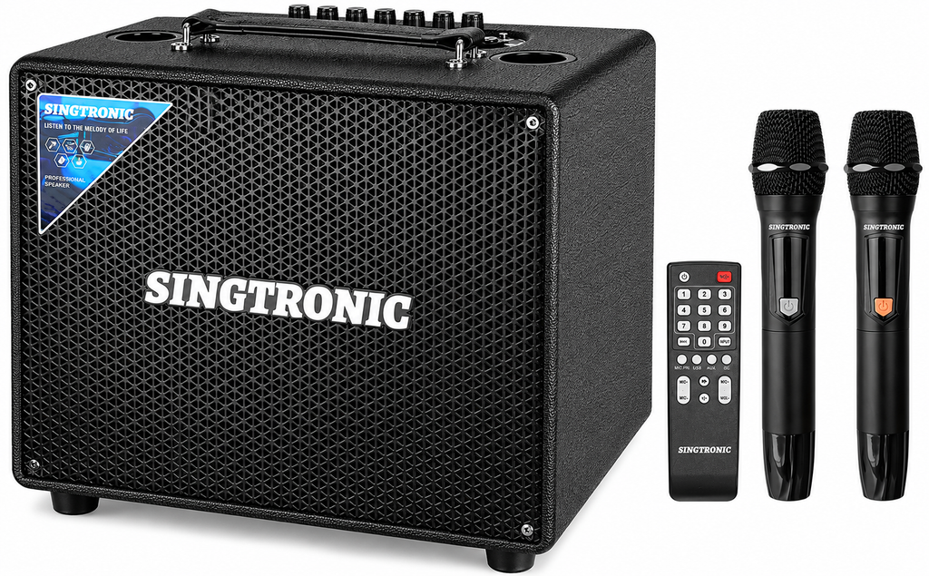 Singtronic BT-600DSP Professional 500W All-in-One Bluetooth Karaoke Speaker Built in DSP