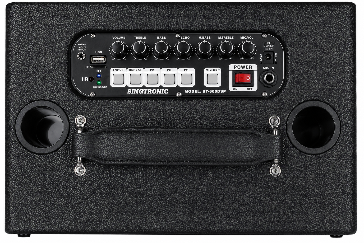 Singtronic BT-600DSP Professional 500W All-in-One Bluetooth Karaoke Speaker Built in DSP