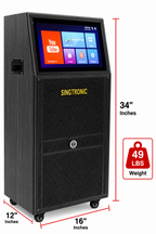Singtronic BT-888Pro Professional 1000W Powered 12" Bluetooth Speaker Karaoke System