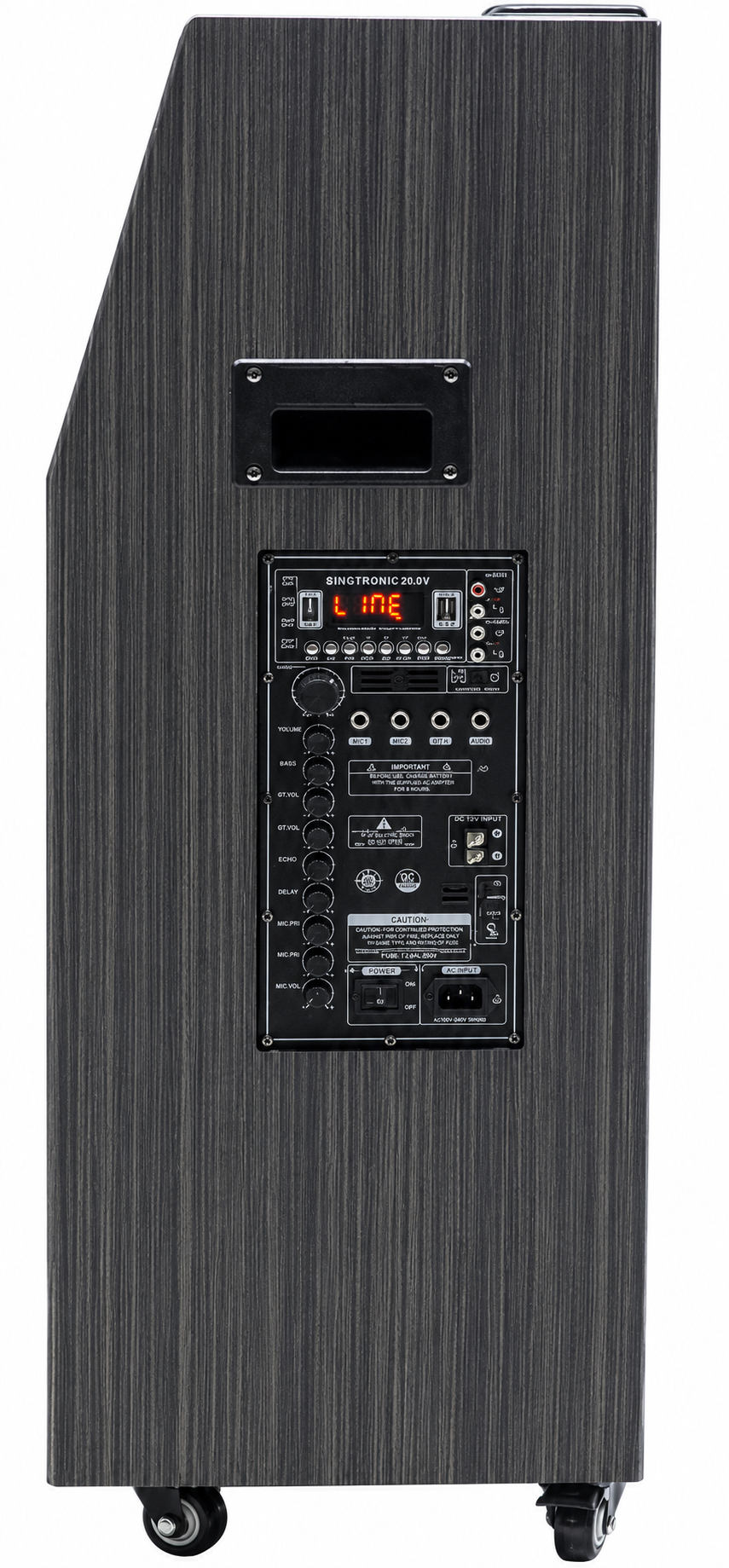 Singtronic BT-999Pro Professional 1500W Powered Double 12" Bluetooth Speaker Karaoke System
