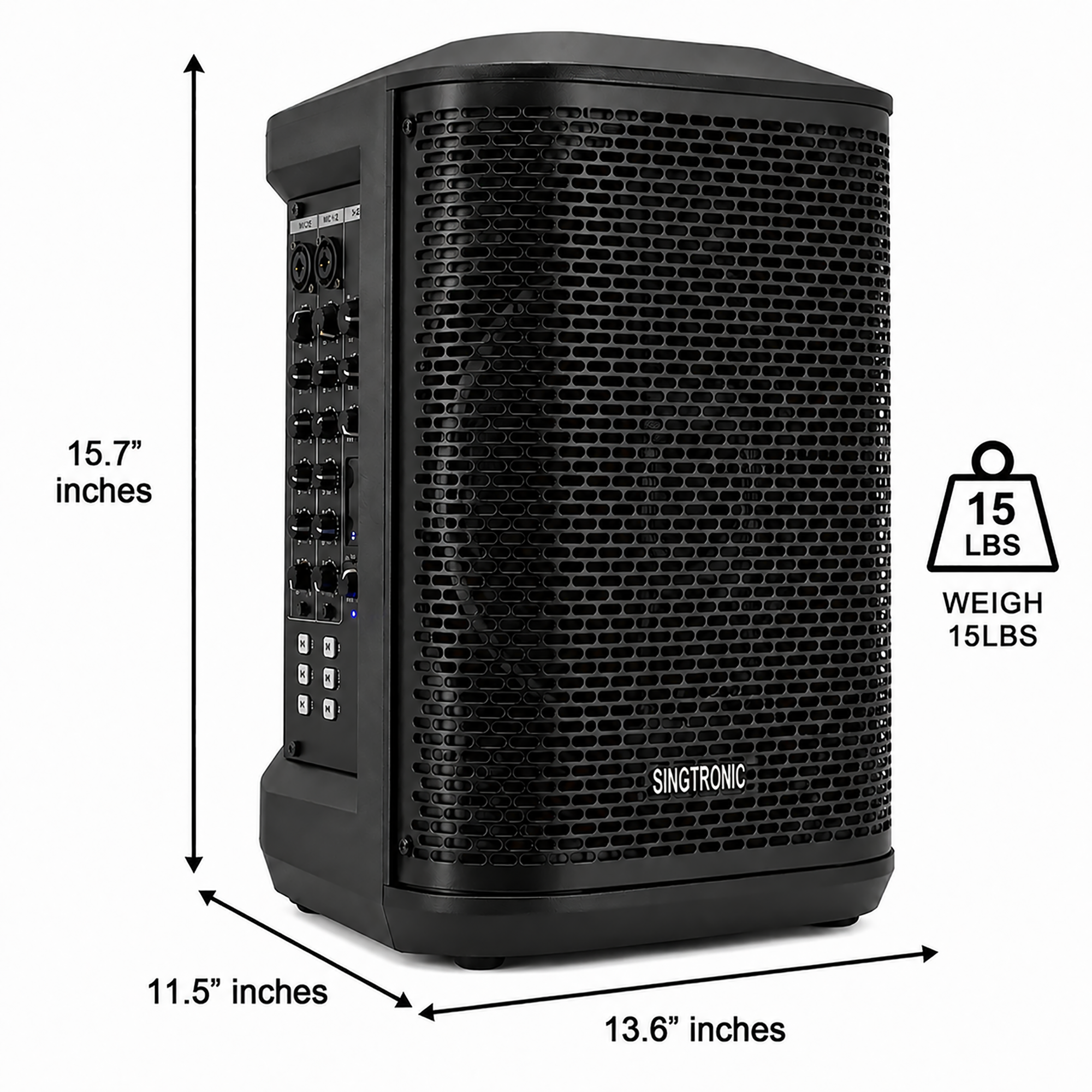 Singtronic BT-ProM Professional Multifunctional Portable Bluetooth Speaker System