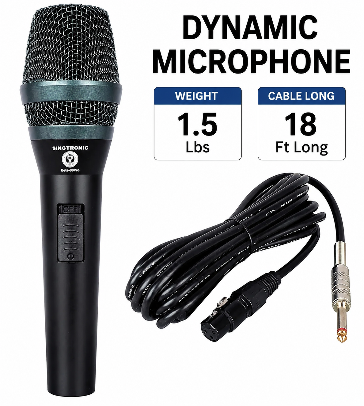 Singtronic Beta 88Pro Professional Wired Microphone Karaoke