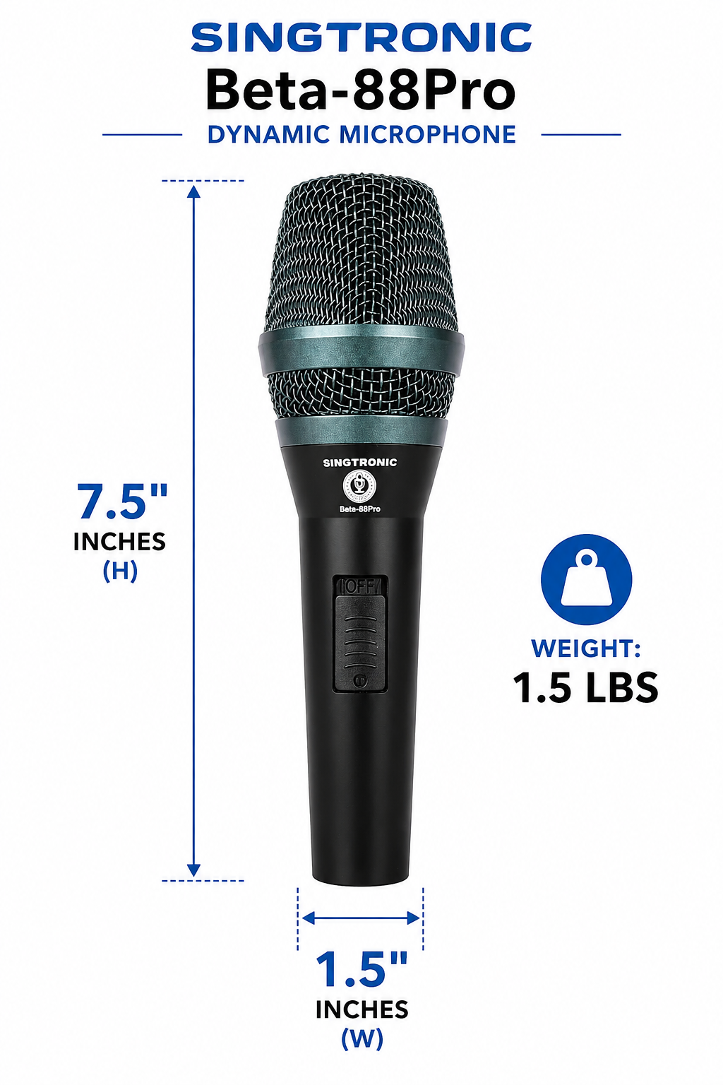 Singtronic Beta 88Pro Professional Wired Microphone Karaoke