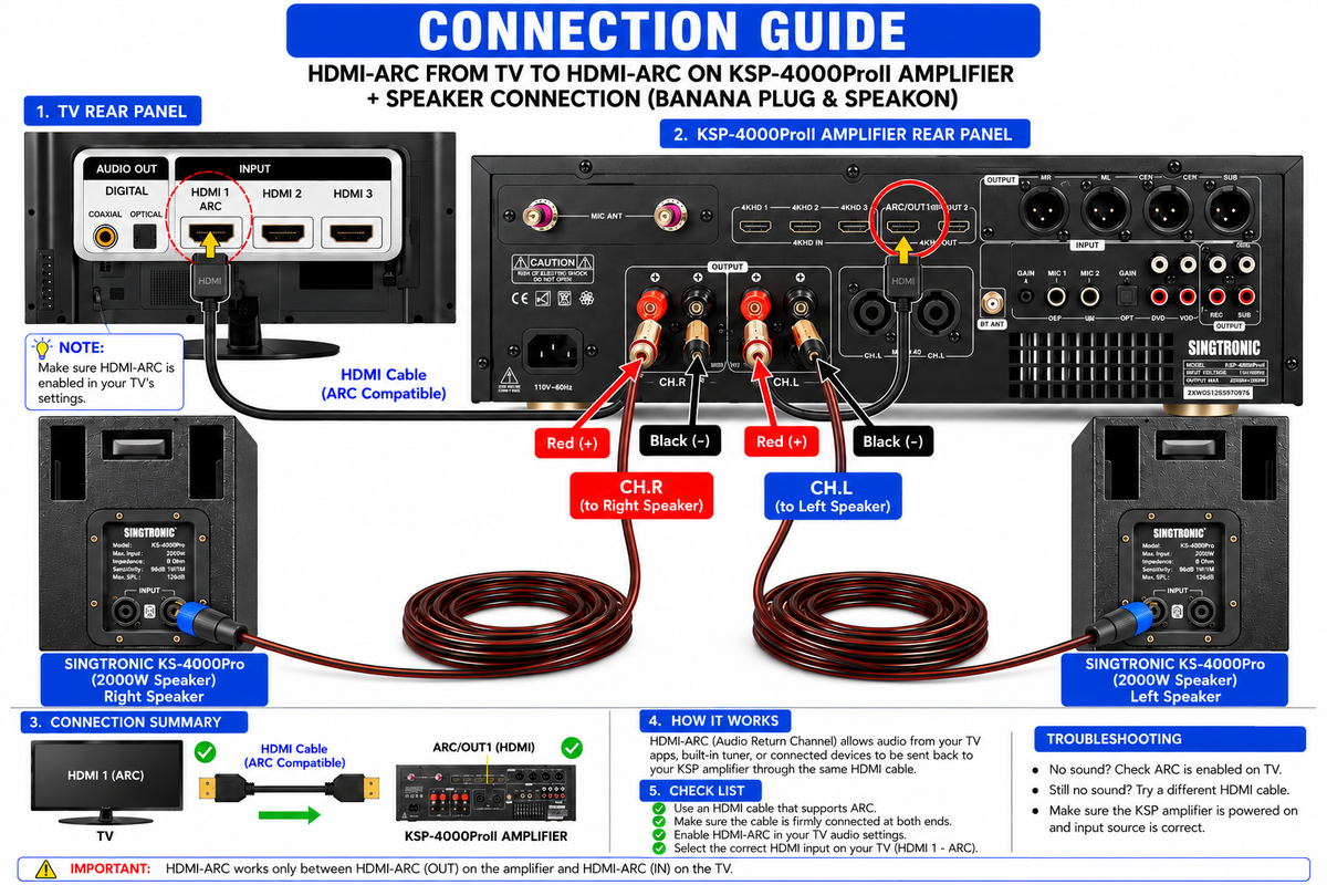 Singtronic Professional 4000W YouTube Karaoke System Select Songs by iPhone & Android