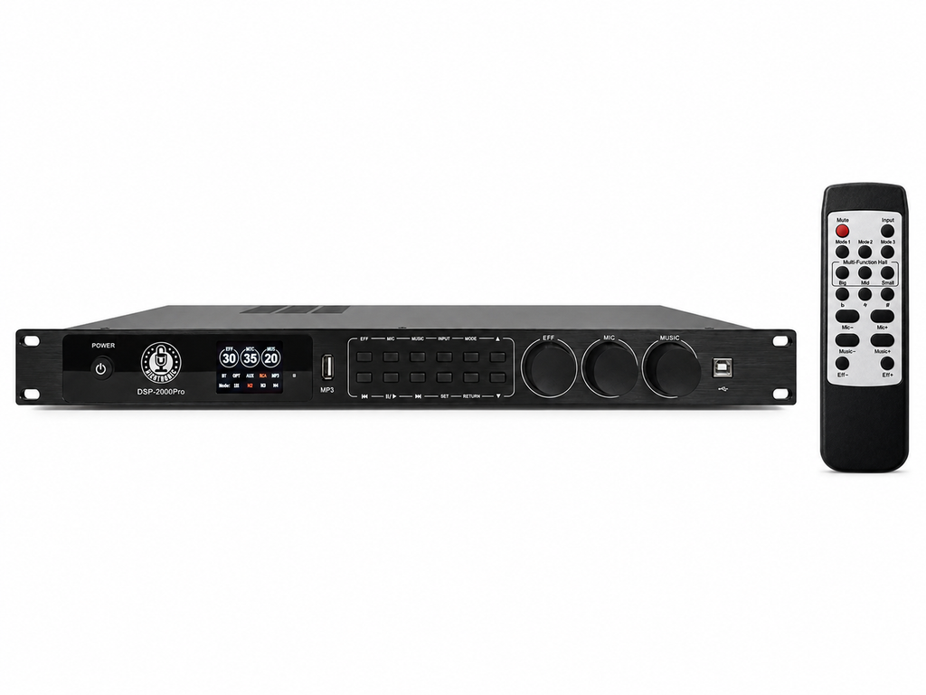 Singtronic DSP-2000Pro Professional Digital Key Control Echo Karaoke Processor