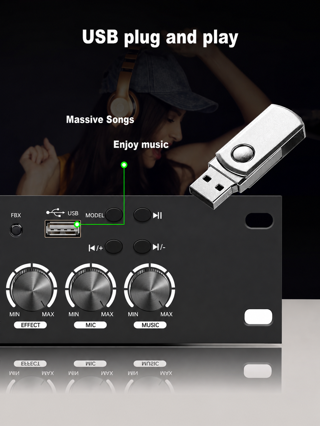 Singtronic EQ-777Pro Professional Karaoke Mixer built Equalizer and Anti-Feedback