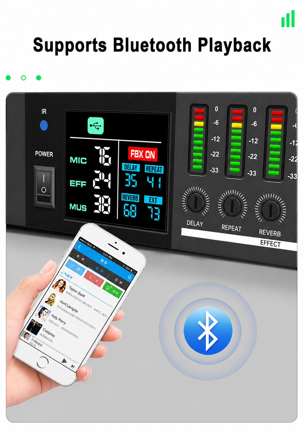 Singtronic EQ-777Pro Professional Karaoke Mixer built Equalizer and Anti-Feedback