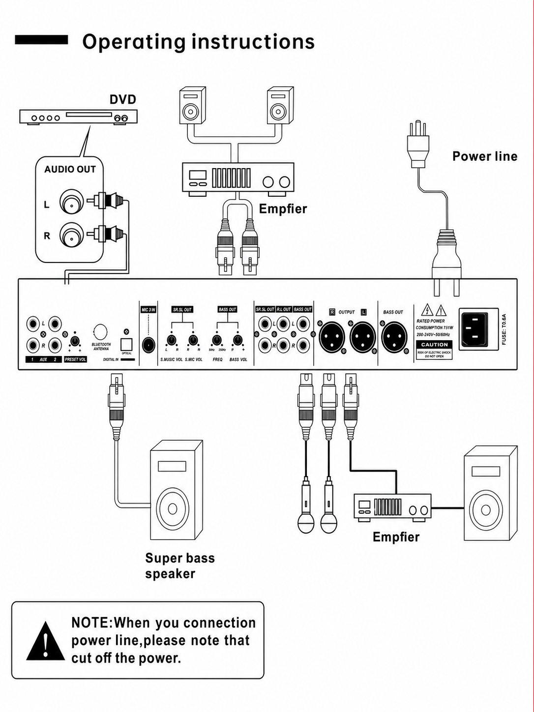 Singtronic EQ-777Pro Professional Karaoke Mixer built Equalizer and Anti-Feedback