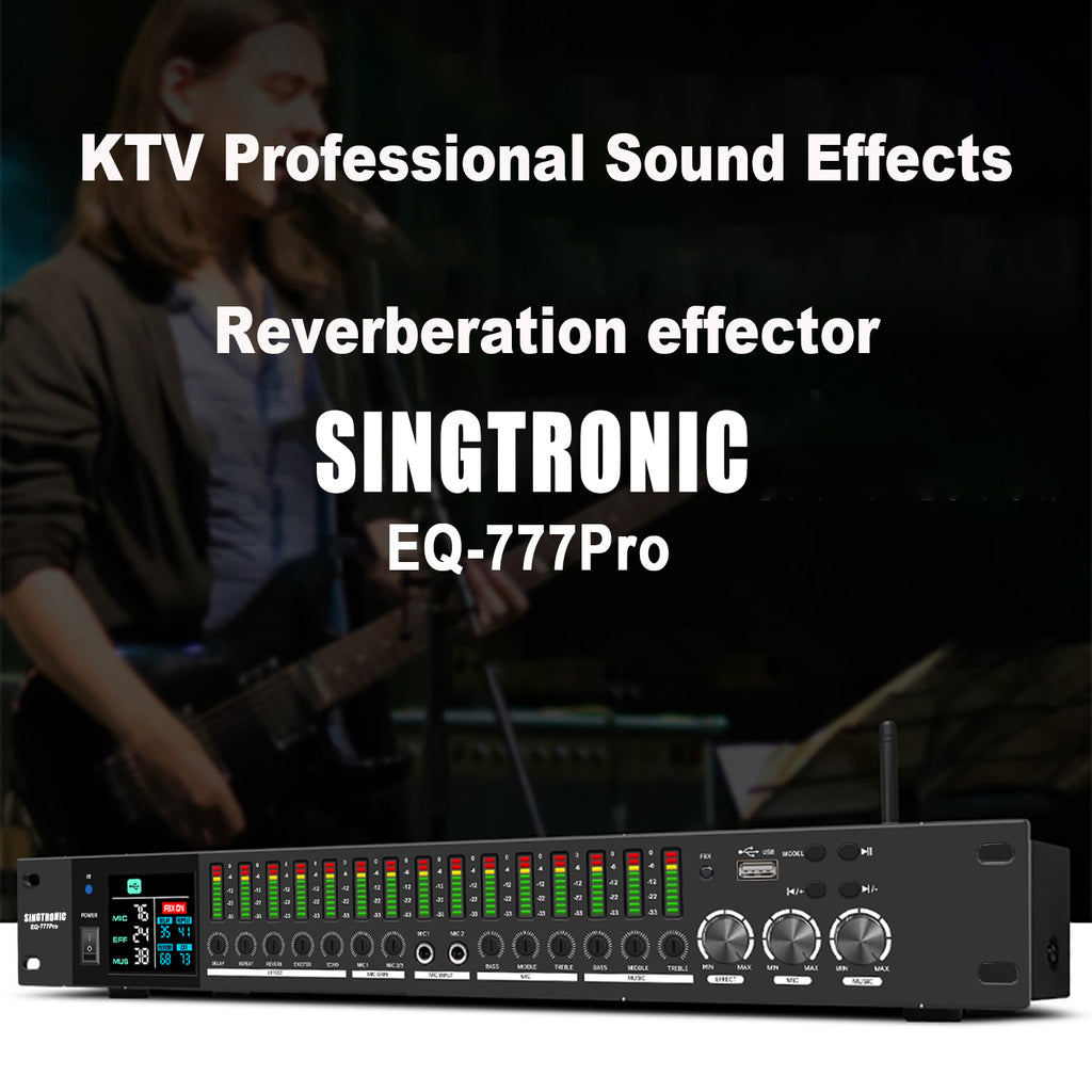 Singtronic EQ-777Pro Professional Karaoke Mixer built Equalizer and Anti-Feedback