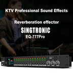 Singtronic EQ-777Pro Professional Karaoke Mixer built Equalizer and Anti-Feedback