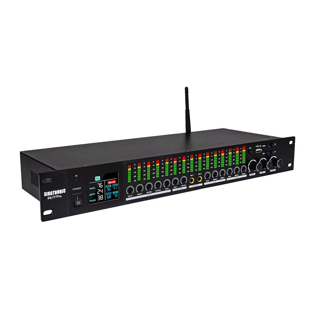 Singtronic EQ-777Pro Professional Karaoke Mixer built Equalizer and Anti-Feedback