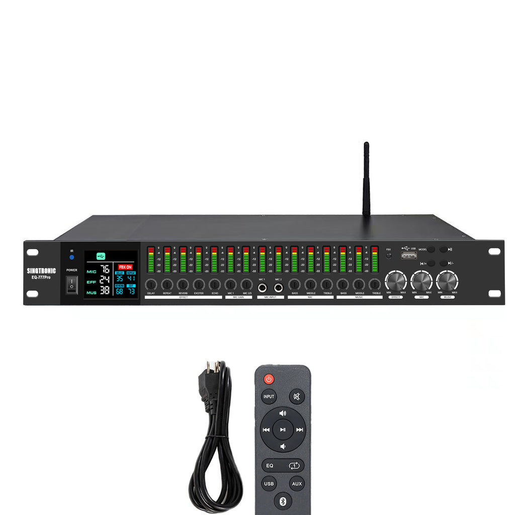 Singtronic EQ-777Pro Professional Karaoke Mixer built Equalizer and Anti-Feedback