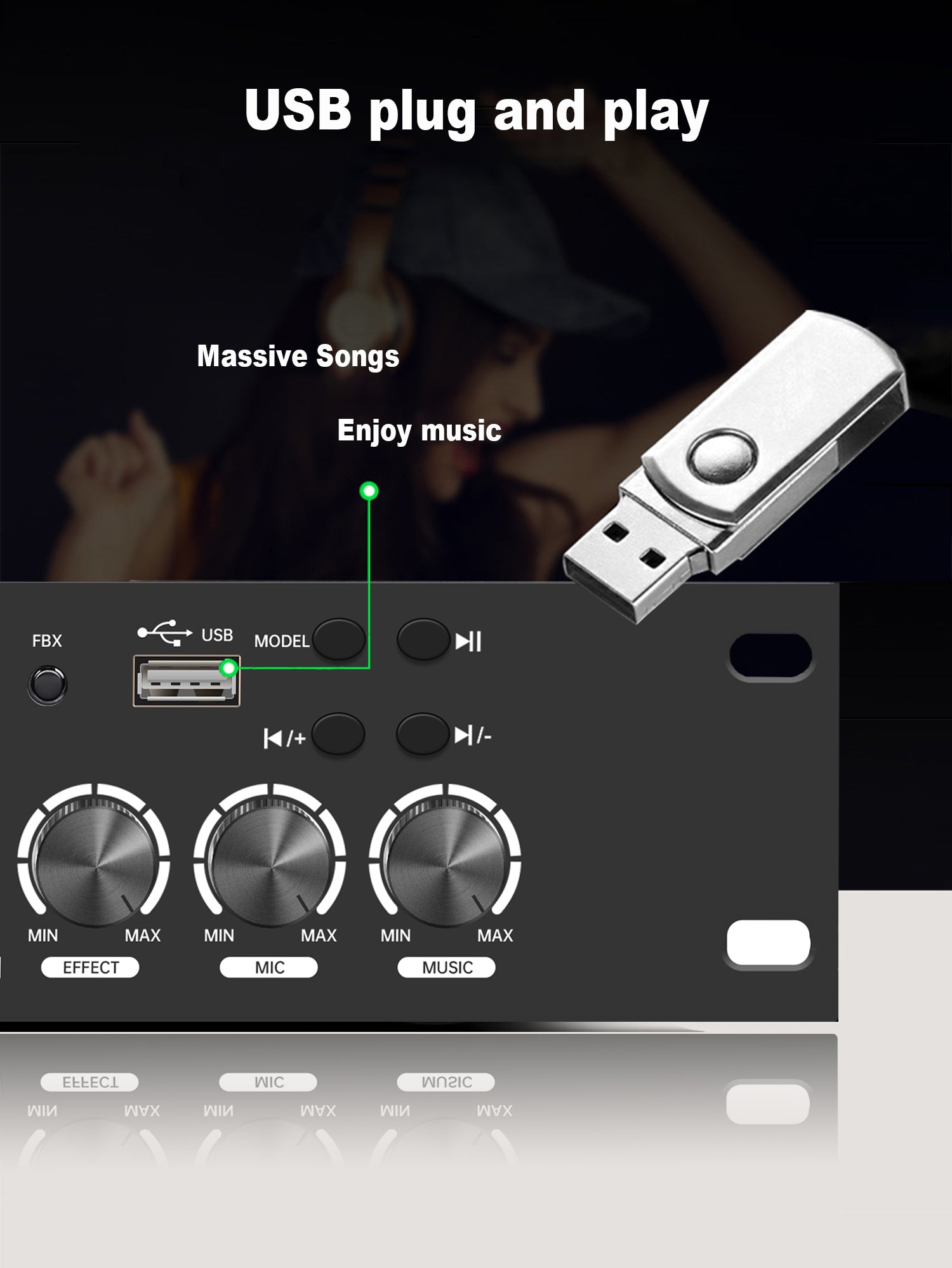 Singtronic EQ-777Pro Professional Karaoke Mixer built Equalizer and Anti-Feedback
