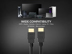 Singtronic High Speed 4K HDMI 10ft Cables with 48Gbps, 8K/60Hz