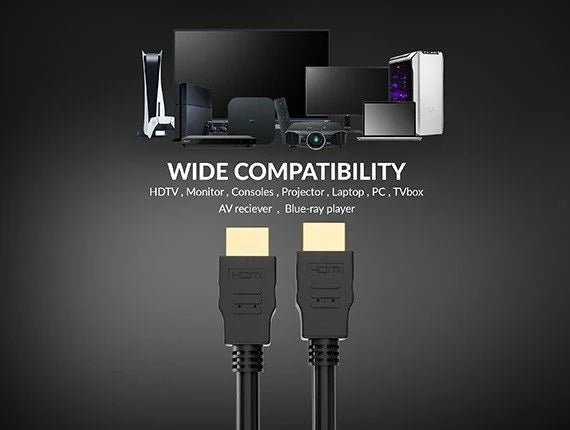 Singtronic High Speed 4K HDMI 10ft Cables with 48Gbps, 8K/60Hz