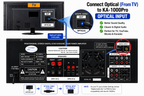 Singtronic KA-1000Pro Professional 2000W Analog Mixing Amplifier Karaoke Built in EQ & Bluetooth