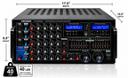 Singtronic KA-3000ProII Professional 3000W Mixing Amplifier Digital HDMI Output, Equalizer & USB Recording