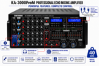 Singtronic KA-3000ProM Professional 3 in 1 KJ/DJ 3000W Mixing Amplifier Equalizer Karaoke & USB Recording