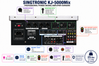 Singtronic KJ-5000Mix Professional Console Digital Karaoke Mixer with HDMI-Arc & Recording Function