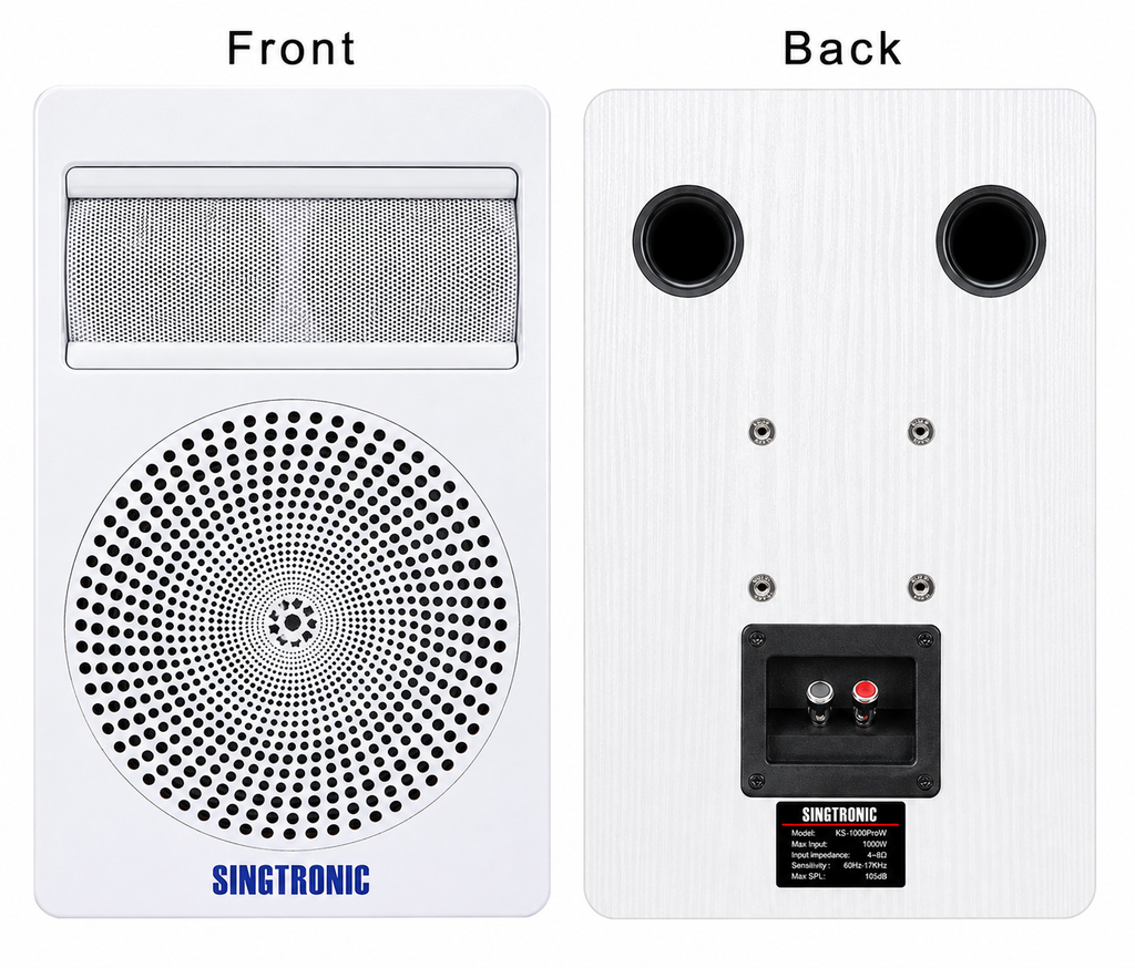 Singtronic KS-1000ProW Professional 2000W Vocalist Karaoke Speaker (Pair)