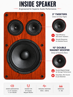 Singtronic KS-1500ProB Professional 2500W Vocalist Karaoke Speaker (Pair)
