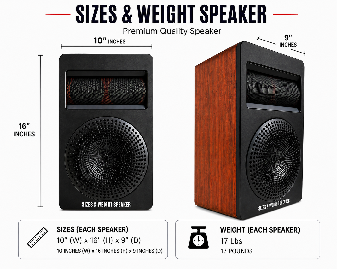 Singtronic KS-1500ProB Professional 2500W Vocalist Karaoke Speaker (Pair)