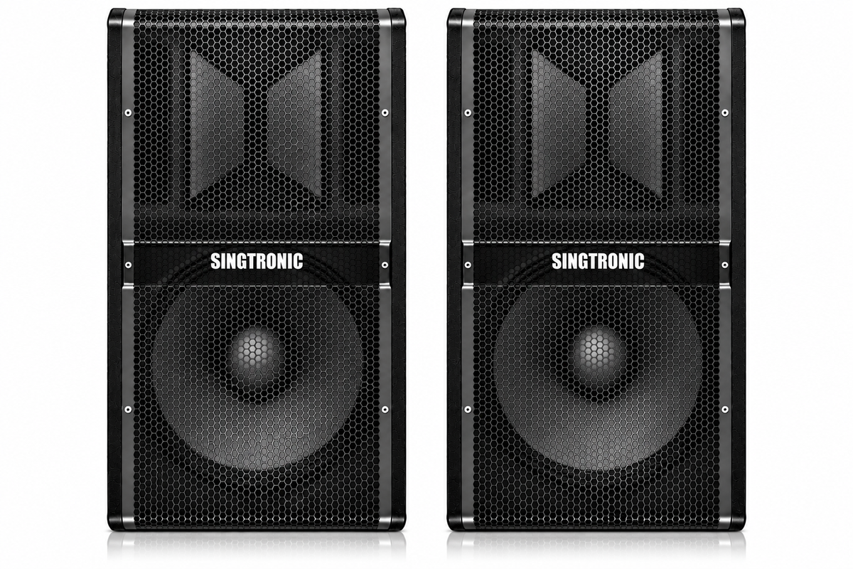 Singtronic KS-1500Pro Professional 3500W Vocalist Karaoke Speaker System (Pair)