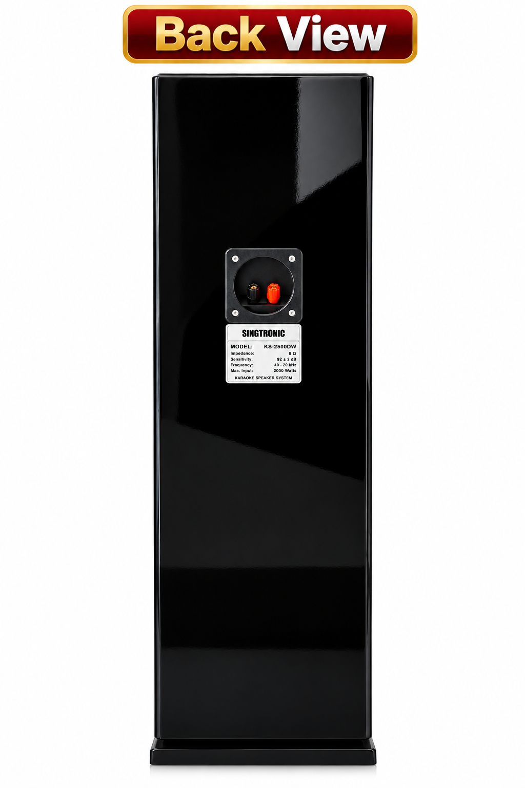 Singtronic KS-2500DW Professional 4000W Vocalist Floor Standing Karaoke Speaker (Pair)