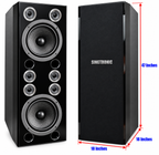 Singtronic KS-3000DW Professional 5000W Vocalist Floor Standing Karaoke Speaker System (Pair)