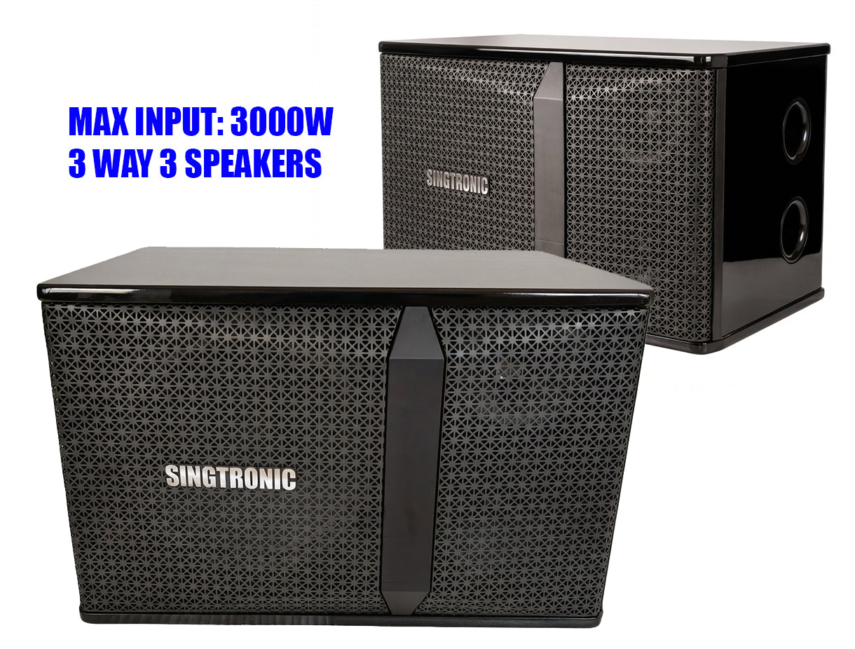 Singtronic KS-3000ProM Professional 3000W Vocalist Piano Karaoke Speaker (Pair)