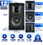 Singtronic KS-4000Pro Professional 4000W Vocalist Karaoke Speaker (Pair)