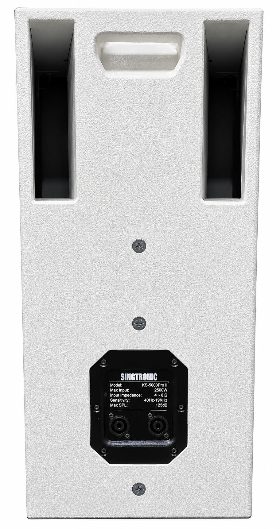 Singtronic KS-5000ProII *White* Professional 5000W Vocalist Karaoke Speaker (Pair)