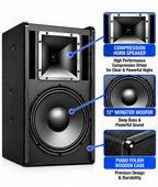 Singtronic KS-5000ProII Professional 5000W Vocalist Karaoke Speaker (Pair)