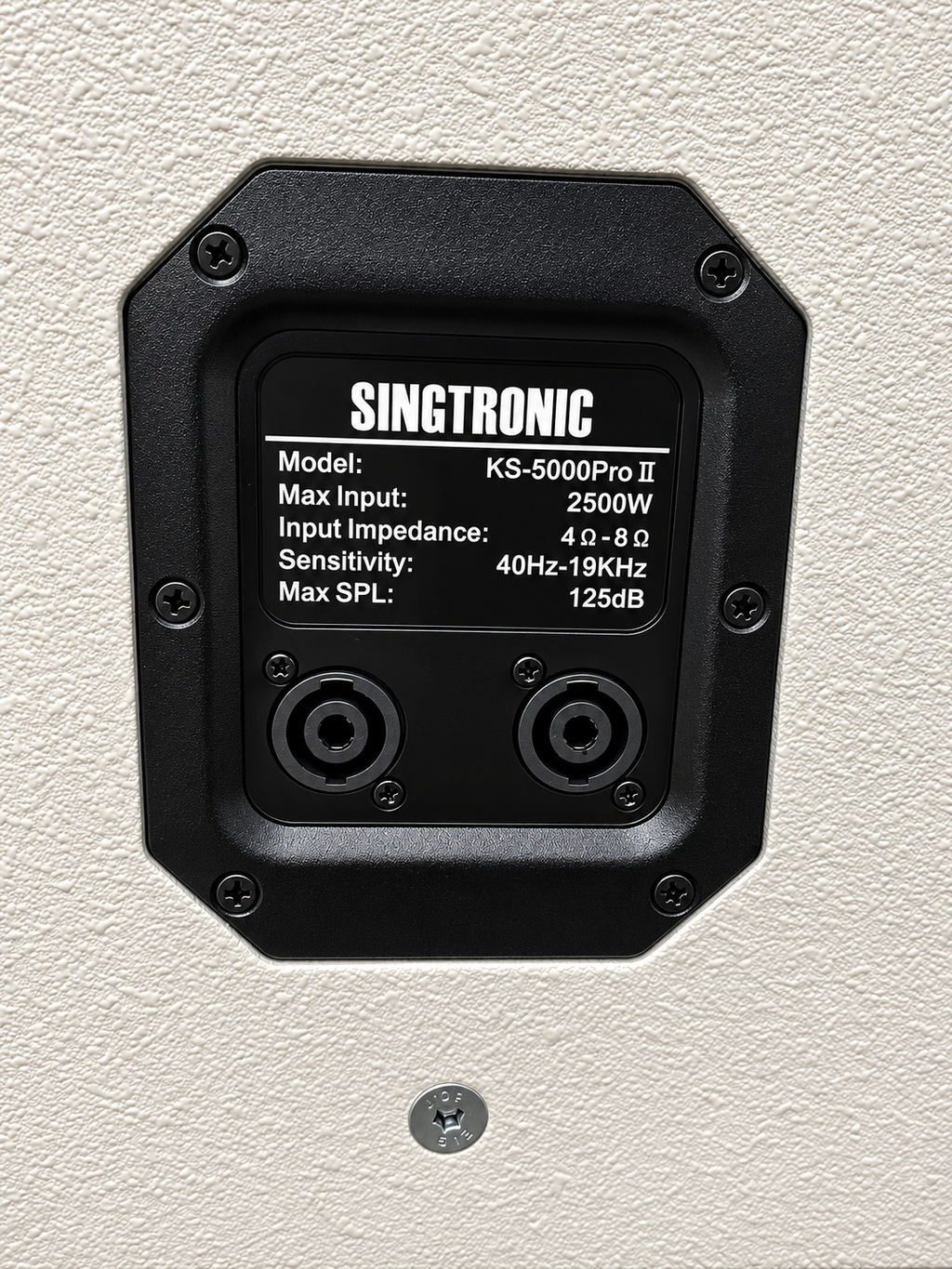 Singtronic KS-5000ProII *White* Professional 5000W Vocalist Karaoke Speaker (Pair)