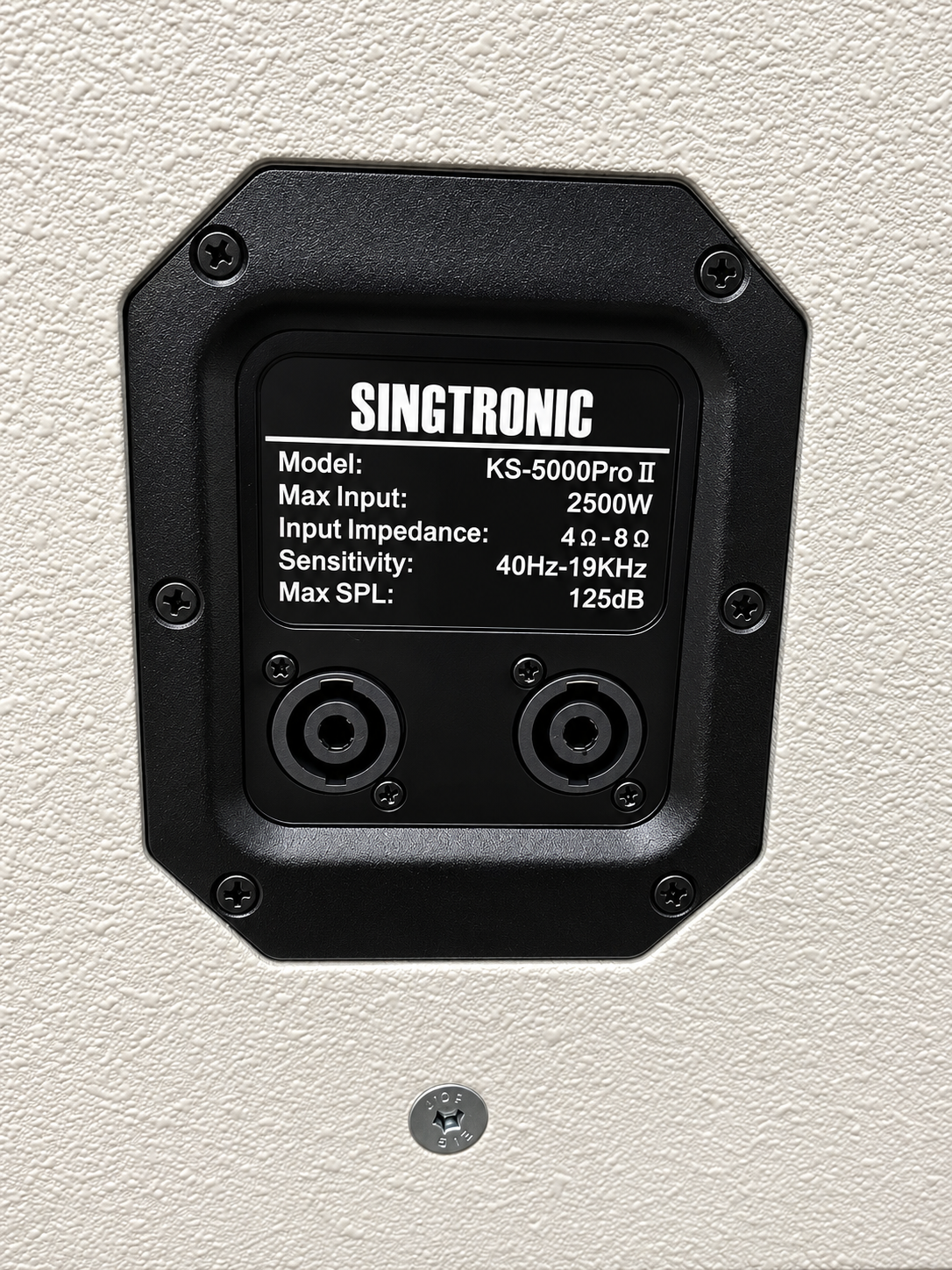 Singtronic KS-5000ProII *White* Professional 5000W Vocalist Karaoke Speaker (Pair)