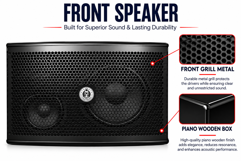 Singtronic KS-550S Professional 1500W Vocalist Karaoke Speaker System (Pair)