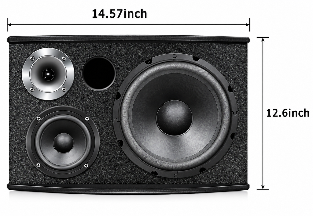 Singtronic KS-550S Professional 1500W Vocalist Karaoke Speaker System (Pair)