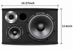 Singtronic KS-550S Professional 1500W Vocalist Karaoke Speaker System (Pair)